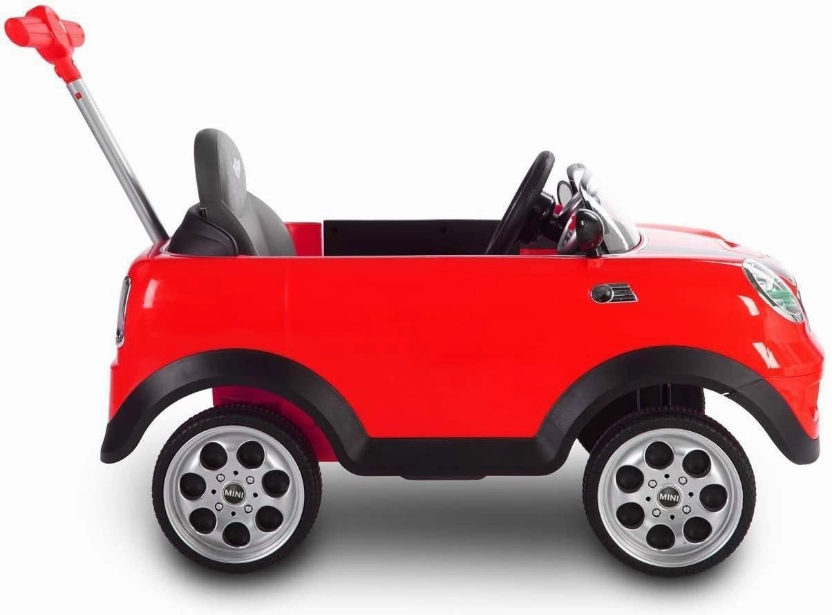 Rollplay Germany Mini Cooper Push Car - Red Busy kids