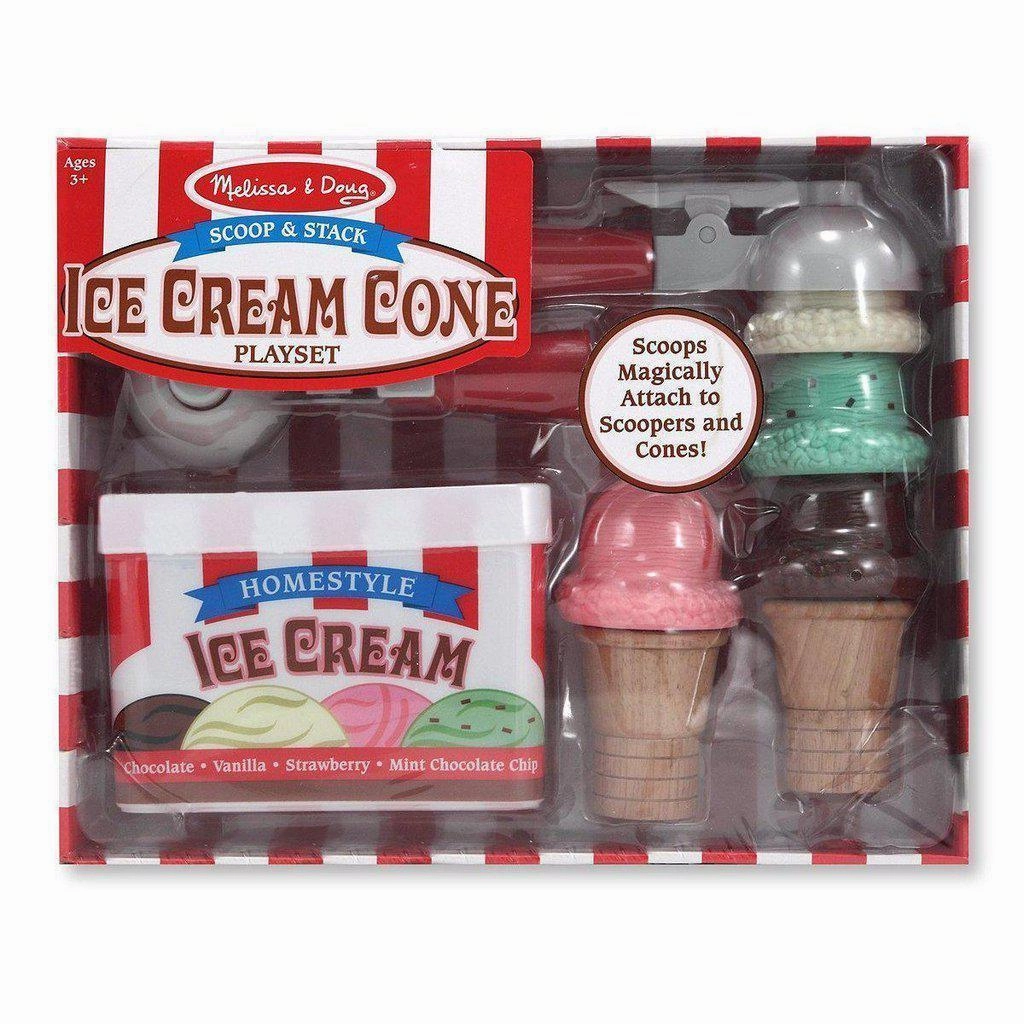 Scoop & Stack Ice Cream Cone Playset Exploration gear Tools for tiny thinkers