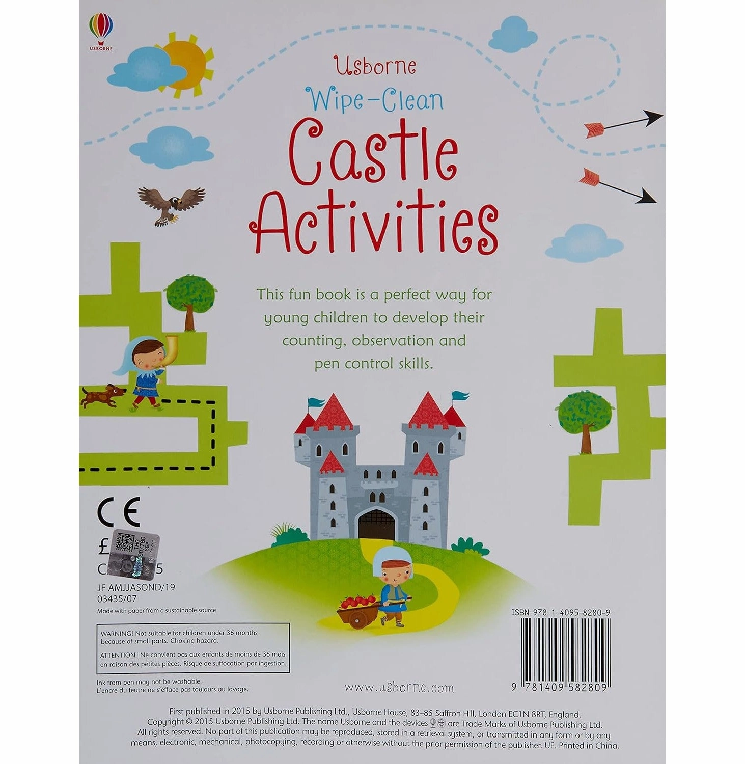 Busy kids Wipe:Clean Castle Activities Robson Kirsteen And Florino Dania