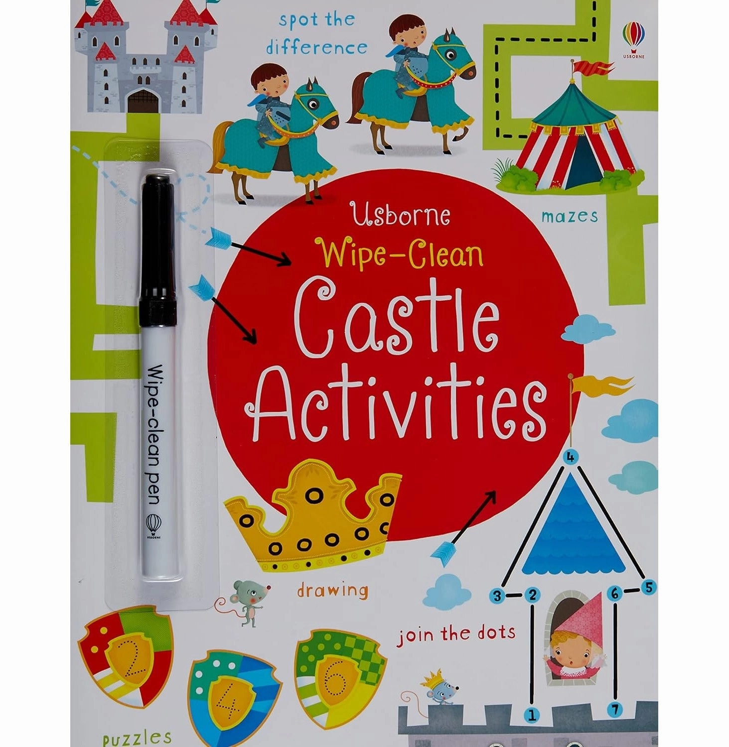 Moments of imagination Smart & fun Wipe:Clean Castle Activities Robson Kirsteen And Florino Dania
