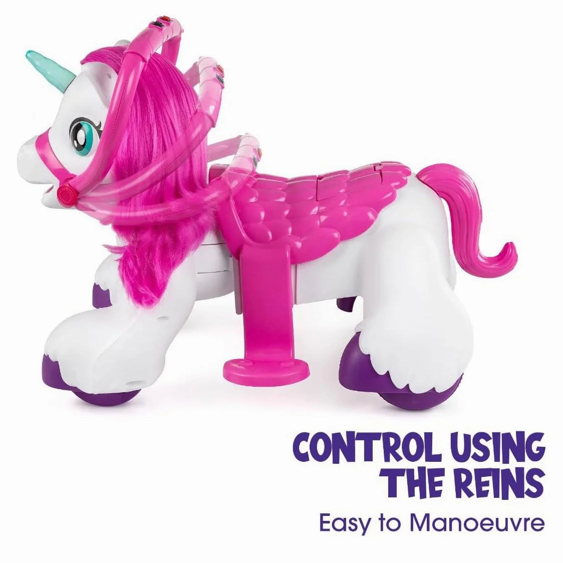 Xootz Unicorn Electric Ride-On Unicorn Toy Learn & grow Kid-focused experiences