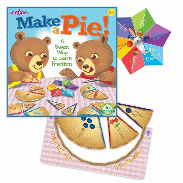 Exploration gear Enrichment activities Eeboo Game Make A Pie