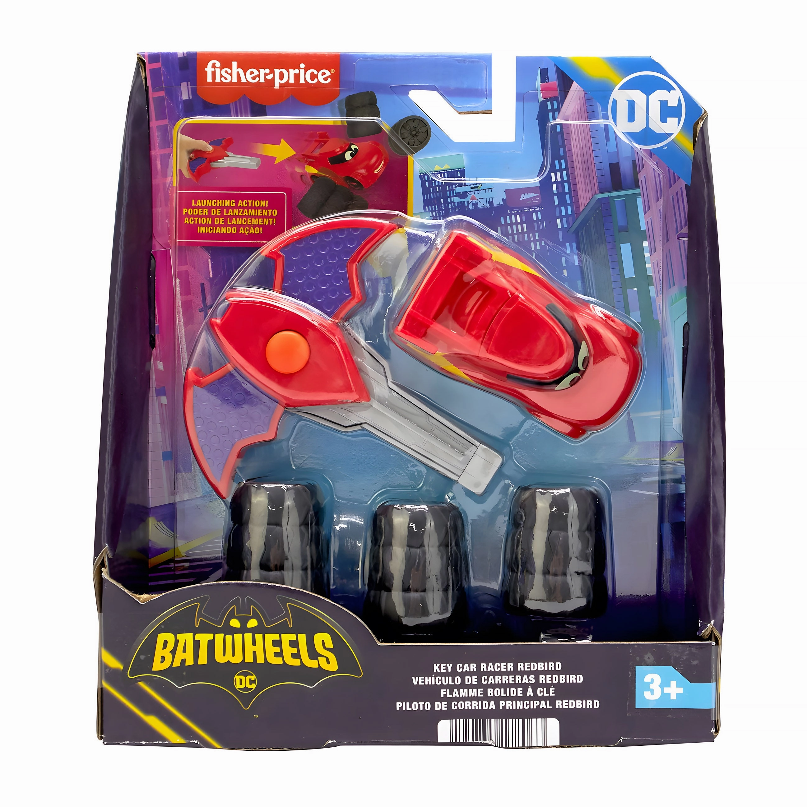 Learn & grow Learning tools Fisher-Price Dc Batwheels Key Car Racer Bam The Batmobile