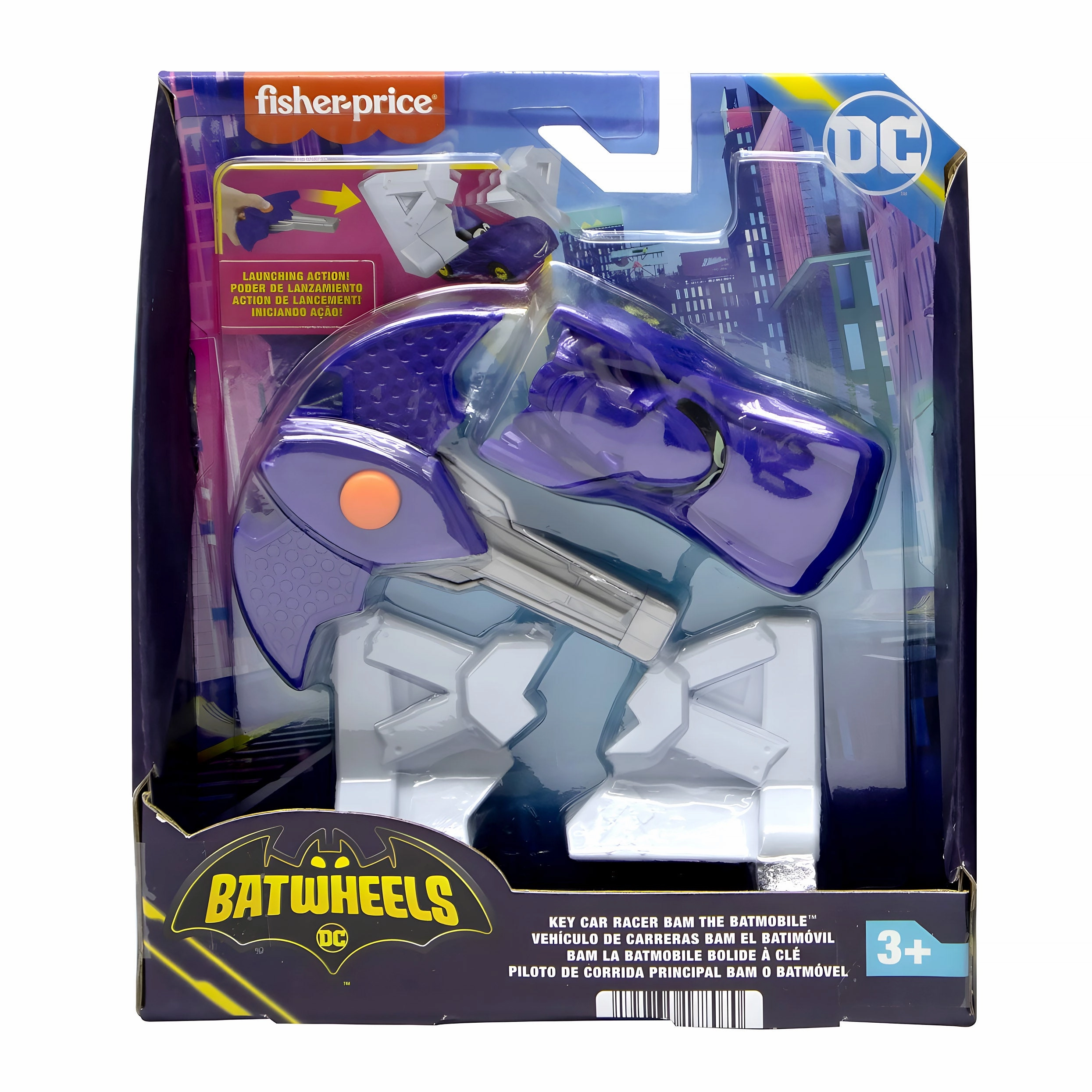 Holistic Kid-centered learning Fisher-Price Dc Batwheels Key Car Racer Bam The Batmobile