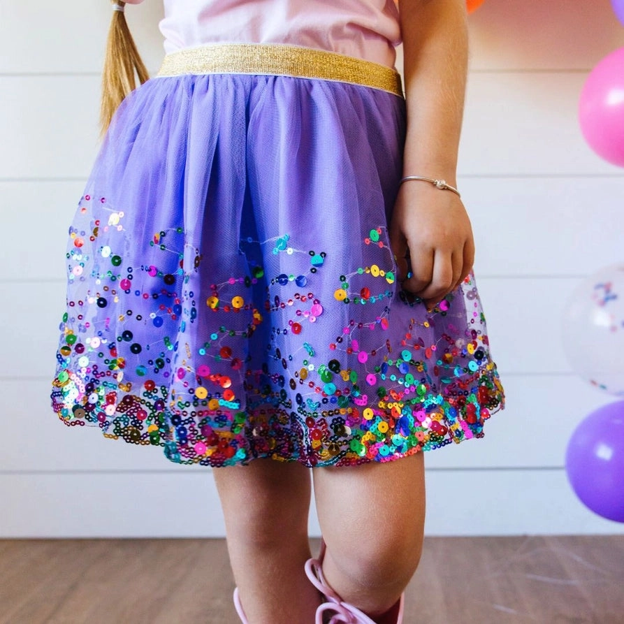 Lavender Confetti Tutu Size 4-6 Playful learning Discover & grow