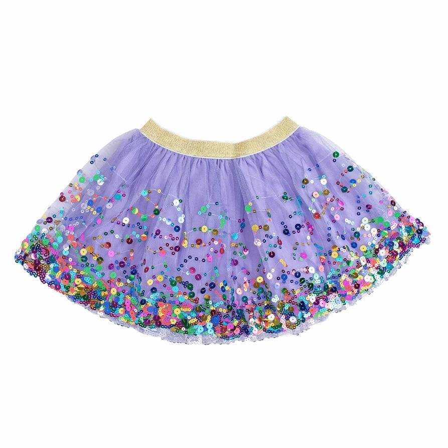 Early discovery Lavender Confetti Tutu Size 6-8