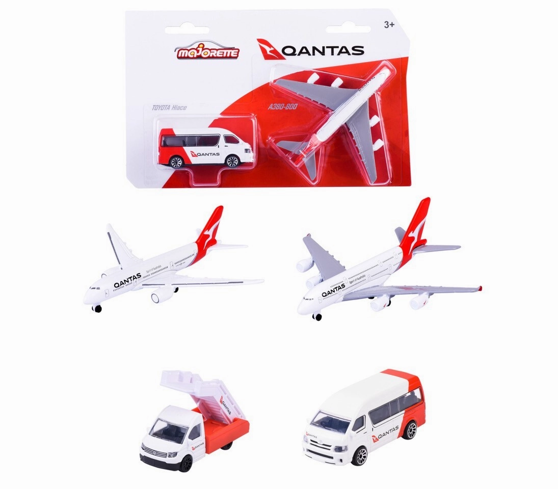 Tiny thinkers Creative minds Qantas Plane And Vehicle 4 Asst