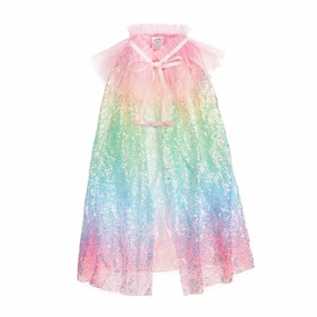 Early learning Preschool minds Rainbow Sequin Cape