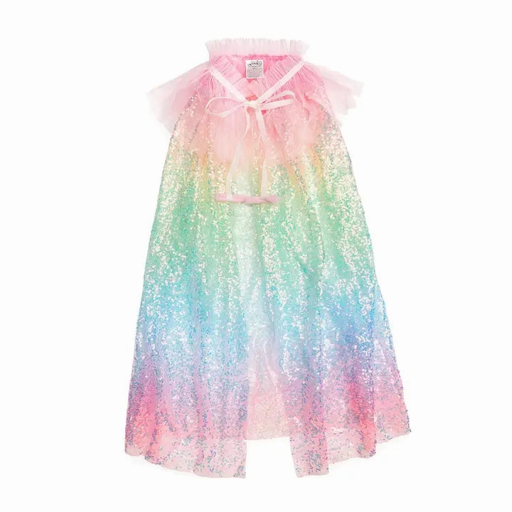 Early learning Preschool minds Rainbow Sequin Cape