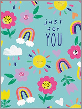 Engaging young minds Busy kids Rainbows & Sunshine Enclosure Card