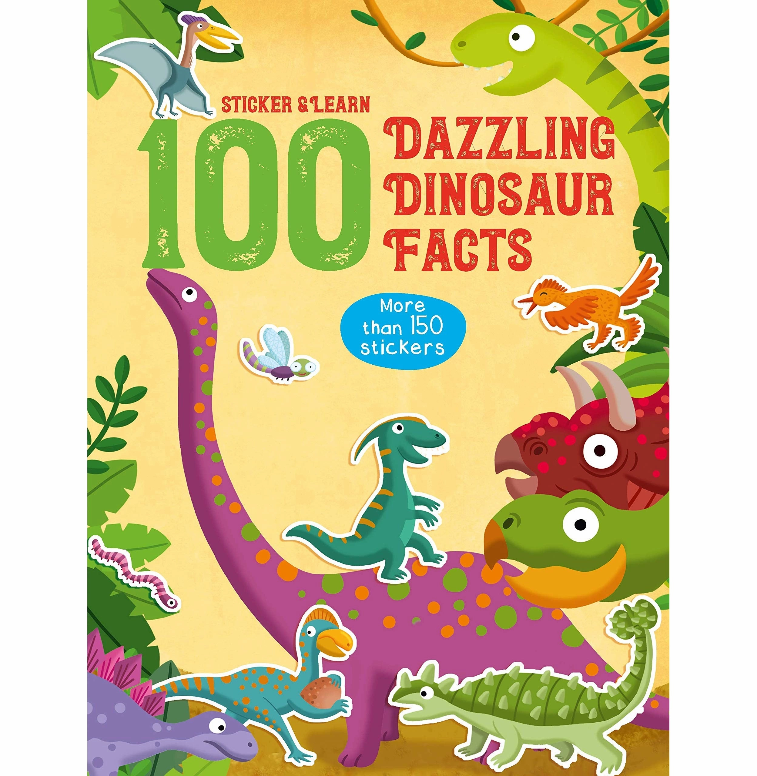 Enrichment activities 100 Fun Facts To Sticker: Dinosaurs