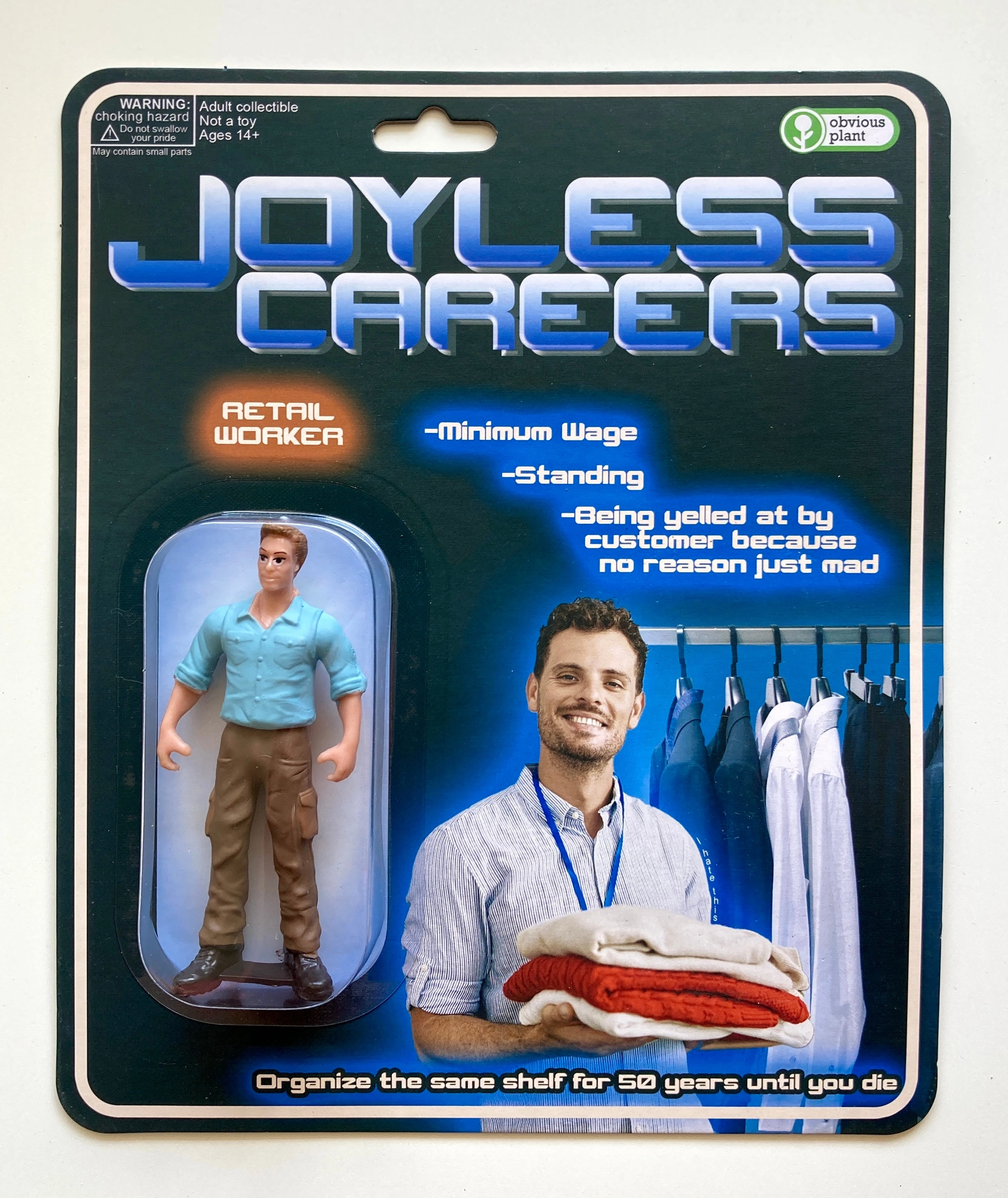 Joyless Careers - Retail Worker Quiet play for growing minds
