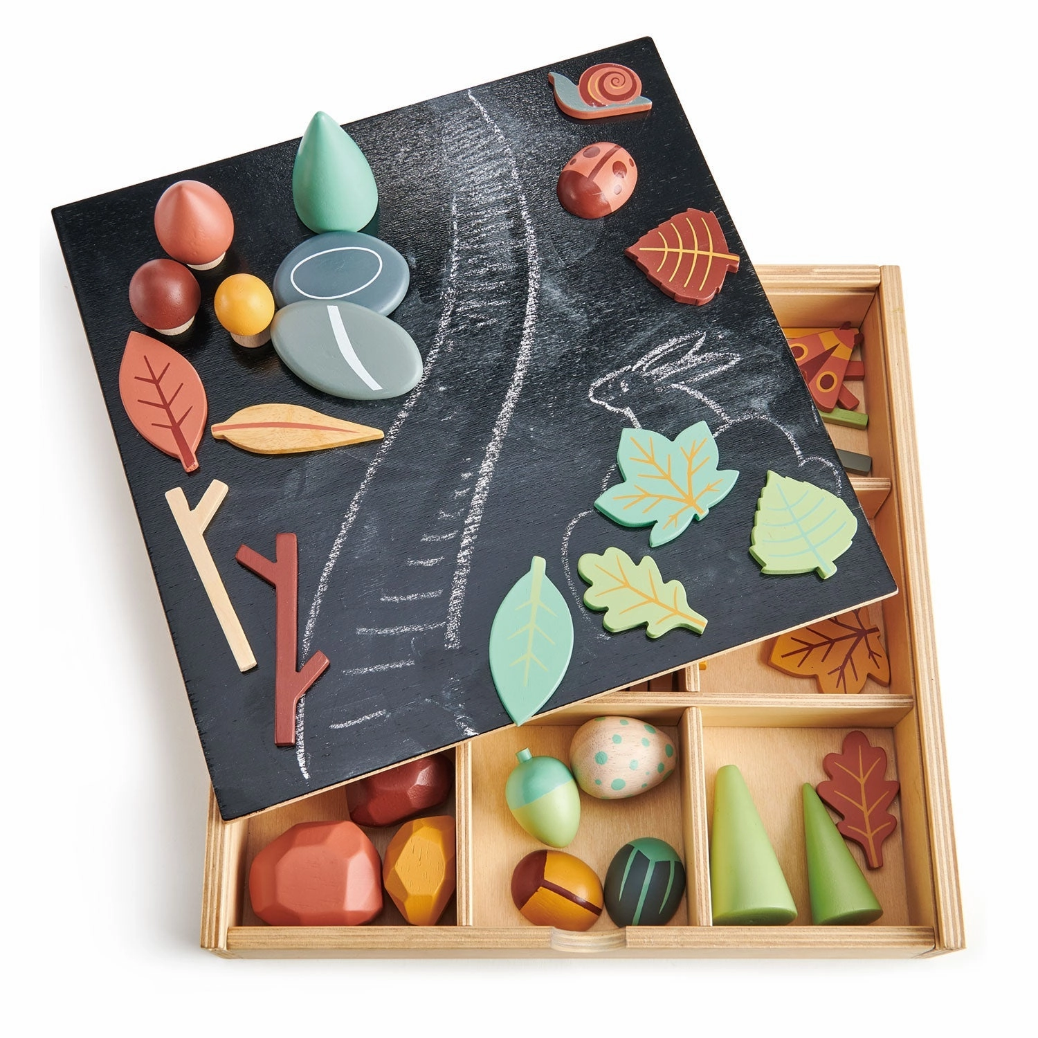 My Forest Floor Wooden Play Set Little creators Creative time for curious minds