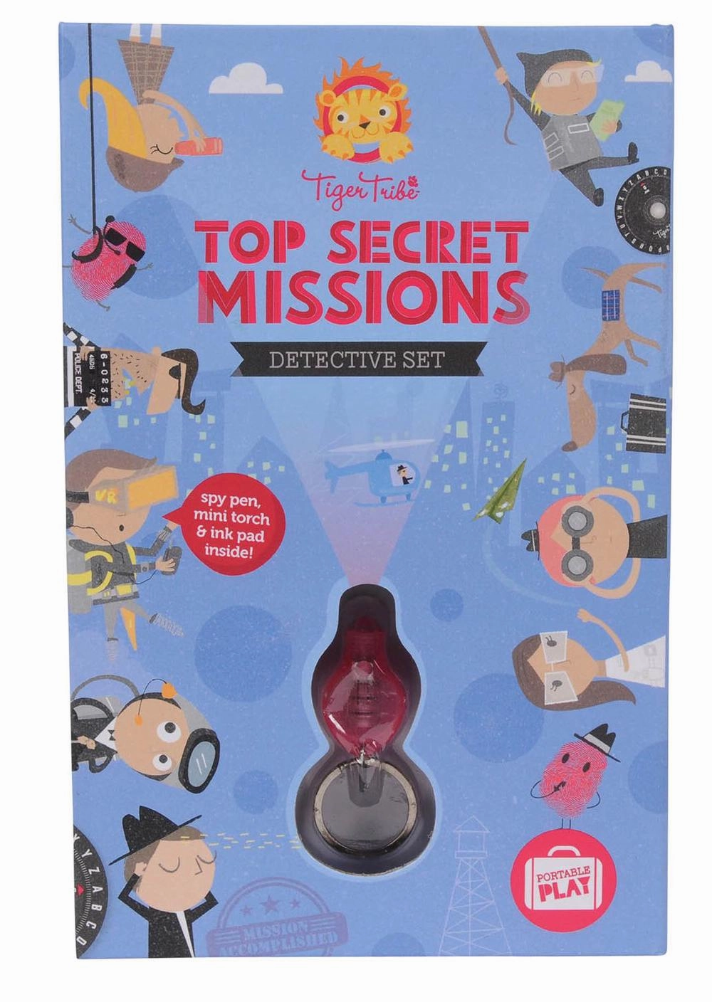 Top Secret Missions Detective Set Creative time for curious minds Young explorers