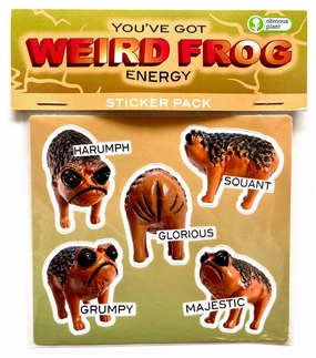 Kid-focused experiences Weird Frog Sticker Pack