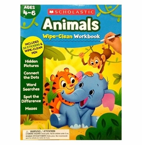 Discover & grow Animals Wipe Clean Workbook