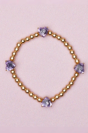 First explorers Playroom learning Boutique Chic Amethyst Love Bracelet